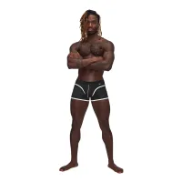 male power sport mesh mini short szorty sportowe czarne l