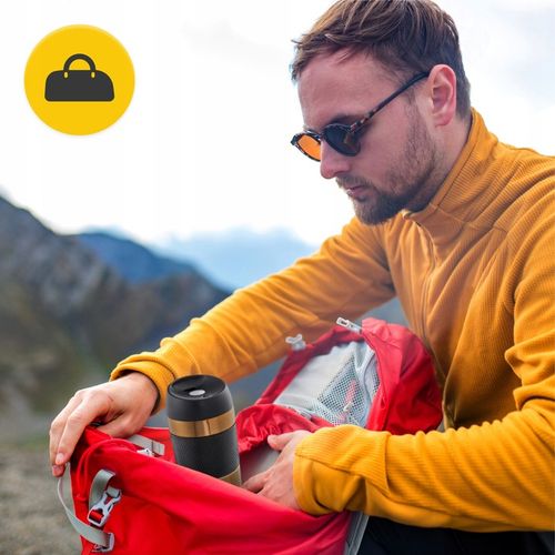 KUBEK TERMICZNY TERMOS GORĄCE NAPOJE DO 12H-24H KAWA HERBATA SZCZELNY 450ml na Arena.pl