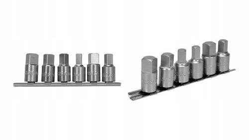 YATO KLUCZE WPUSTOWE KWADRATOWE DO KORKÓW OLEJU 8-14mm 3/8'' 1/2" 6 SZTUK na Arena.pl