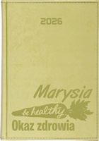 KALENDARZ A5 2026 dzienny TERMINARZ z grawerem DLA DIETETYKA TWÓJ NAPIS