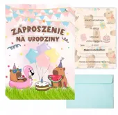 Zaproszenia Kapibary  (5 Sztuk)