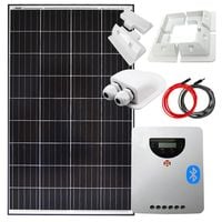 ZESTAW SOLARNY MONOKRYSTALICZNY KAMPER 140W 12V REGULATOR MPPT