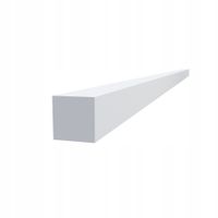 Listwa ścienna 2m DLS19 2cm x 2cm kwadratowa dekoracyjna ozdobna ramka