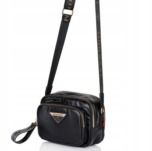 MONNARI Torebka na ramię LISTONOSZKA Pojemna DWUKOMOROWA do pracy PREMIUM na Arena.pl