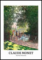 Plakat 70x100cm Design The Parc Monceau, Monet Vintage do Salonu