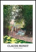 Plakat 70x100cm Design The Parc Monceau, Monet Vintage do Salonu