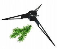 Stojak choinkowy pod choinkę metalowy czarny LOFT POLSKI PRODUKT + JODEŁKA