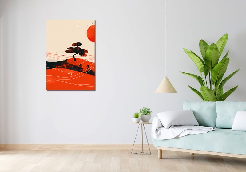 Obraz 60x90cm Czerwone Pustynne Pejzaże zdjęcie 2