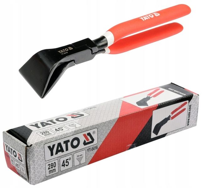 Kleszcze do gięcia blach - odgięte 45°,280mm YT-5416 zdjęcie 11
