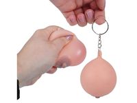 Gniotek antystresowy cycek pierś na kawalerski brelok do ściskania