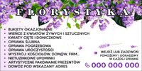 BANER REKLAMOWY projekt 130x80 cm FLORYSTYKA tanie