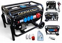 AGREGAT PRĄDOTWÓRCZY A8 5,2kW KOŁA MIEDŹ prądu AVR+ MIEDZIANY STOJAN