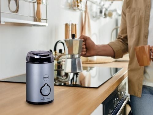 Młynek elektryczny do kawy MK90N beano Eldom niebieski matowy 60g na Arena.pl