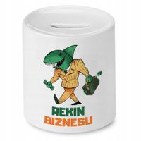 Dla Prezesa Viceprezesa Skarbonka Rekin Biznesu Z Nadrukiem Ze Zdjęciem