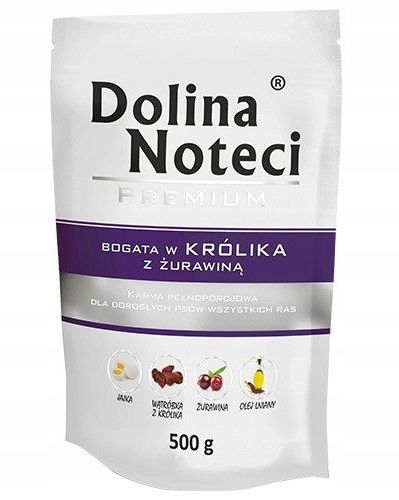 DOLINA NOTECI PREMIUM Mokra karma dla psa BEZ KURCZAKA MIX smaków 10x500g na Arena.pl