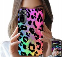 ETUI DO XIAOMI NOTE 10 / 10S - KOLOROWA TĘCZOWA PANTERKA PLECKI SZKŁO