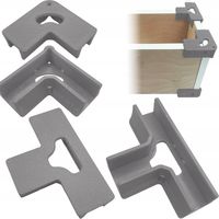 2x UCHWYT STOLARSKI KĄTOWY 180° + 2x UCHWYT STOLARSKI NAROŻNY 90° TYPU T L