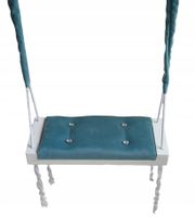 Huśtawka siedzisko Turkus tapicerowana dom ogród