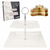 PATERA na CIASTO PORCELANOWA PATERA PIETROWA na OWOCE 2-PIETROWA