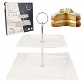 PATERA na CIASTO PORCELANOWA PATERA PIETROWA na OWOCE 2-PIETROWA