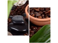 60X60CM KAWA MISECZCE DWU OBRAZ ŚCIAN