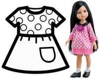 PAOLA REINA Ubranko dla lalek 32 cm 54454