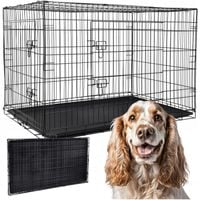 KLATKA METALOWA KENNELOWA DLA PSA ZWIERZĄT TRANSPORTER KOJEC 57,5x92x64 XL