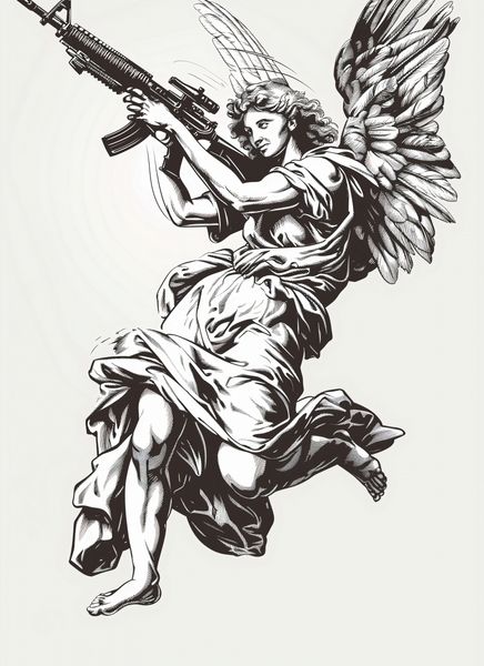 Plakat 40x55cm Anioł Wojny zdjęcie 1