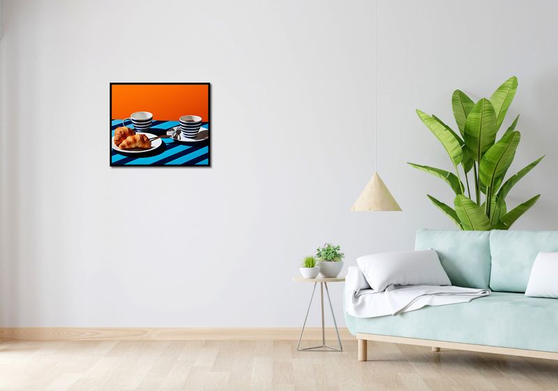 Plakat 60x50cm Croissanty zdjęcie 4