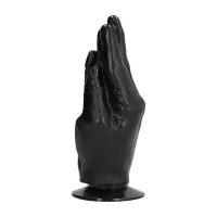 all black model 53 - anatomiczna forma dłoni, 21 cm, czarny