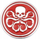 PIN Przypinka Hydra Avengers Captain America Red Skull Head S.T.A.R.S  War