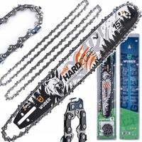 PROWADNICA DO PIŁY SPALINOWEJ PILARKI 15" 38CM + 2X ŁAŃCUCH 0.325"