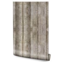 Tapeta Ścienna DESKI DREWNIANE Modny Wzór Efekt 3D