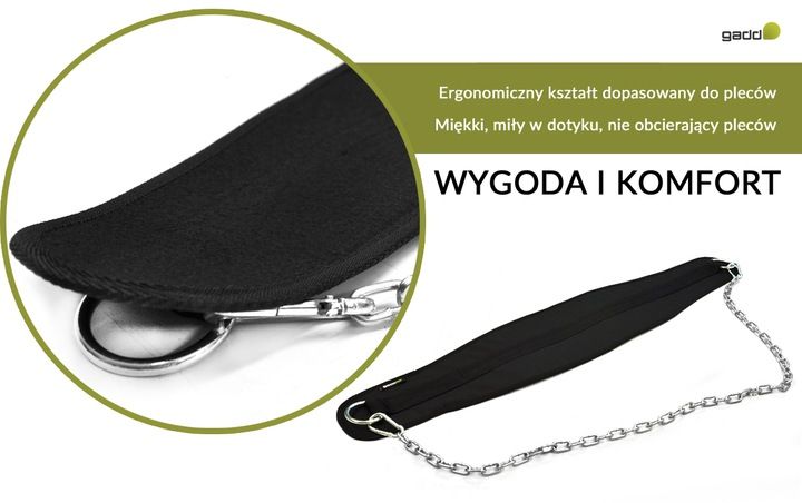 Ergonomic Dip Belt Pas obciążeniowy zdjęcie 10