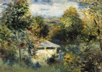 Louveciennes, Pierre-Auguste Renoir - plakat 29,7x21 cm