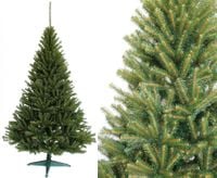 Choinka sztuczna ŚWIERK ZIELONY GĘSTY 220cm stojak