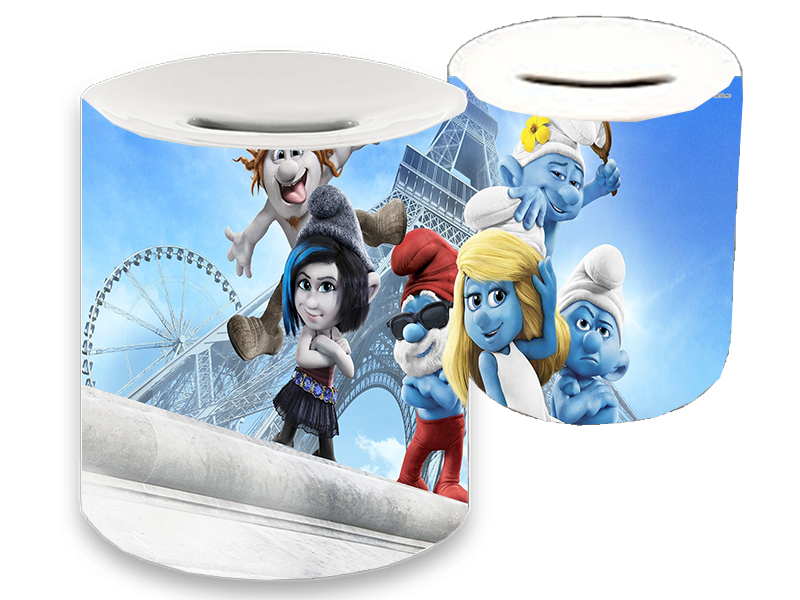 Skarbonka ceramiczna Smerfy zdjęcie 2