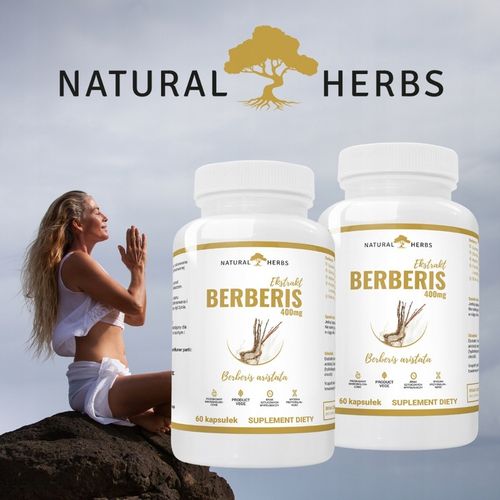 Berberis Ekstrakt 400mg BERBERYS na stres 120 kaps na Arena.pl