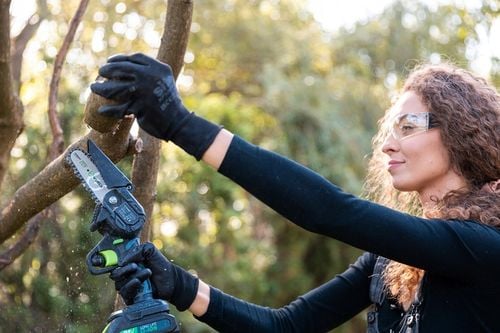 PIŁA ŁAŃCUCHOWA AKUMULATOROWA MINI PILARKA GAŁĘZIÓWKA 2xAKU 2xPROWADNICA na Arena.pl