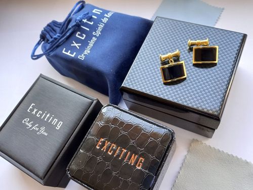 Srebrne spinki do mankietów koszuli EXC Jeleń Daniel dla Myśliwego Leśnika na Arena.pl