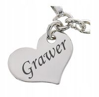 DODATKOWE SERDUSZKO Z GRAWEREM DO 10 ZNAKÓW