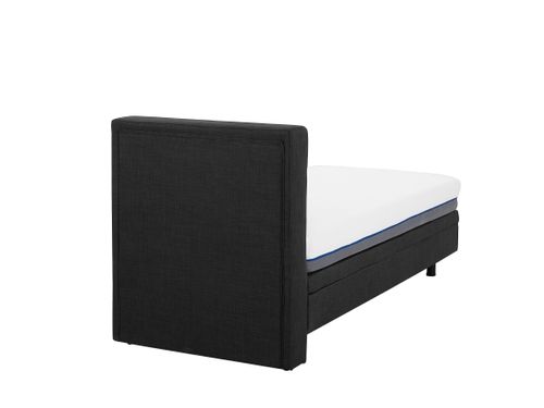 Łóżko regulowane tapicerowane 80 x 200 cm szare DUKE na Arena.pl