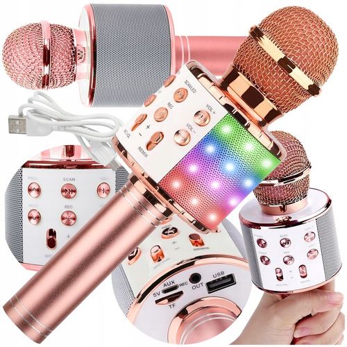 MIKROFON DLA DZIECI mikrofon KARAOKE mikrofon bezprzewodowy Z GŁOŚNIKIEM na Arena.pl