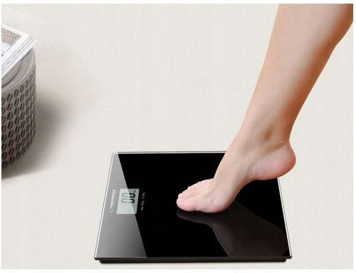 Elektoniczna WAGA ŁAZIENKOWA SZKŁO Slim 6mm LCD XL na Arena.pl