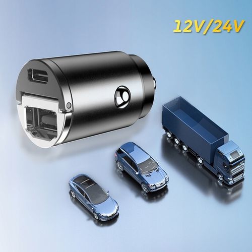 Mała szybka ładowarka samochodowa POLION USB-A USB-C 35W QC3.0 PD 3A na Arena.pl