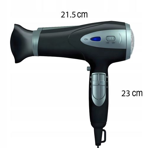SUSZARKA DO WŁOSÓW 5w1 2000W JONIZACJA DYFUZOR KONCENTRATOR ZIMNY NAWIEW na Arena.pl