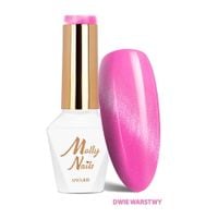 Lakier hybrydowy LED/UV Gel Polish Cat Eye Pastel Nr 274 MollyNails 8g