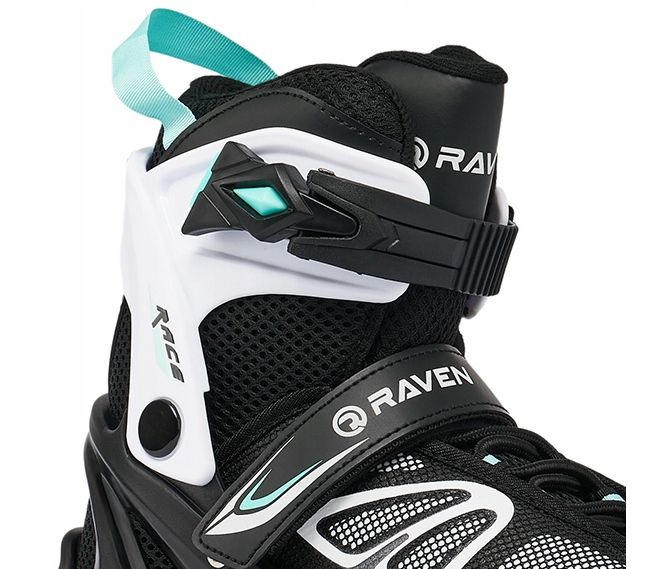 Rolki Regulowane RAVEN Advance Black/Mint 35-39 zdjęcie 10