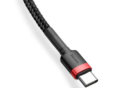 Baseus Kabel Cafule 2x USB-C QC 3A 1m PD red black na Arena.pl