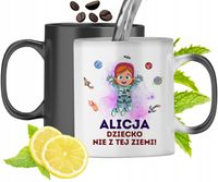 Dla Alicji Kubek Magiczny Córki Dziecka Prezent Z Nadrukiem Ze Zdjęciem